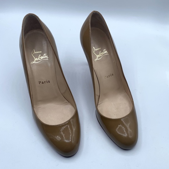 Christian Louboutin Tan Heels